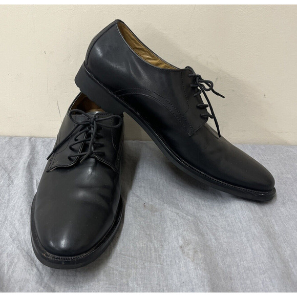 Cole Haan Men 10M Cap Toe Oxford Black Leather Shoes C13534 Waterproof Chrty main image 9